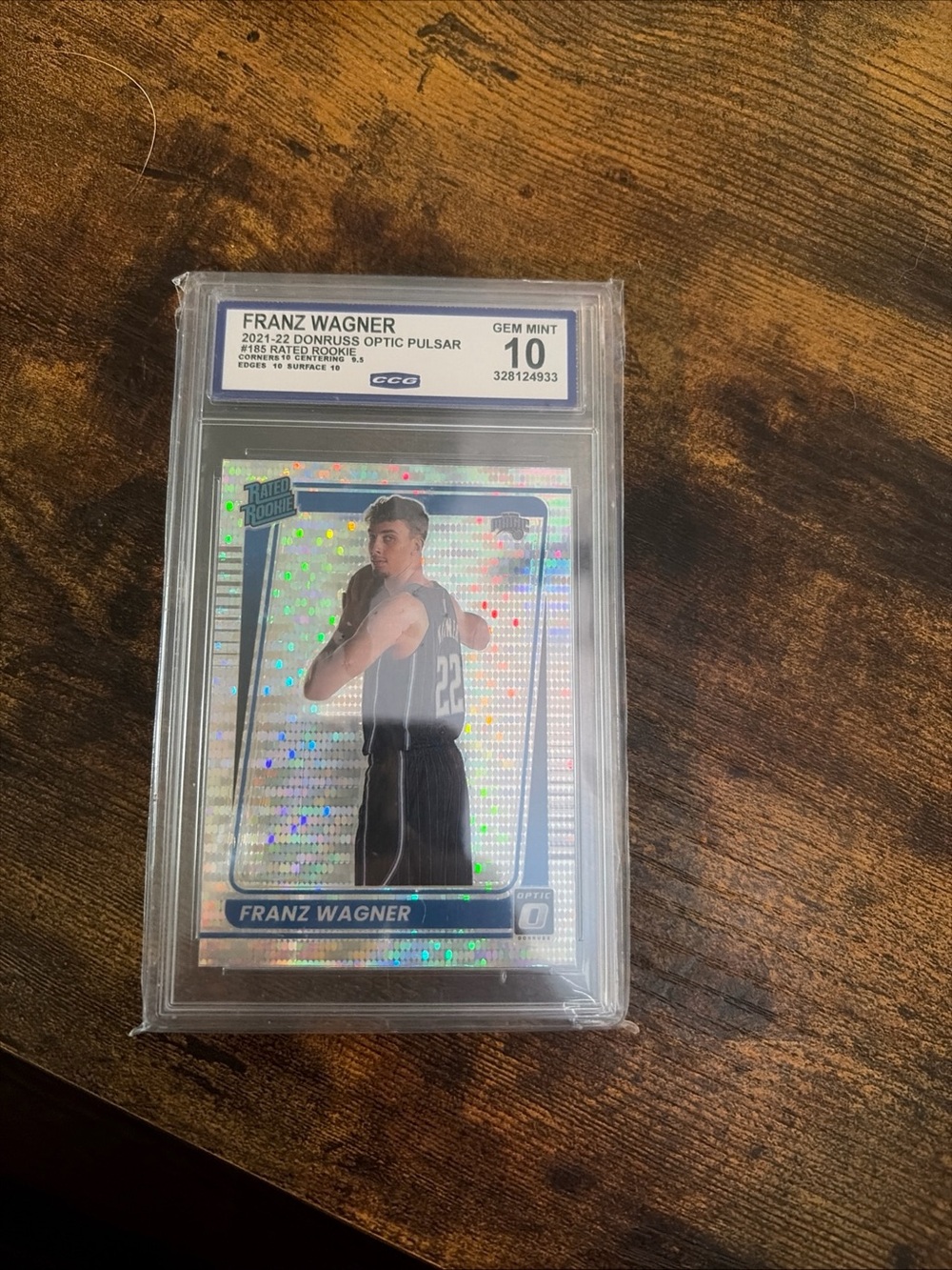 Franz Wagner 2021-22 Donruss Optic Pulsar Rookie Card - Silver Holo